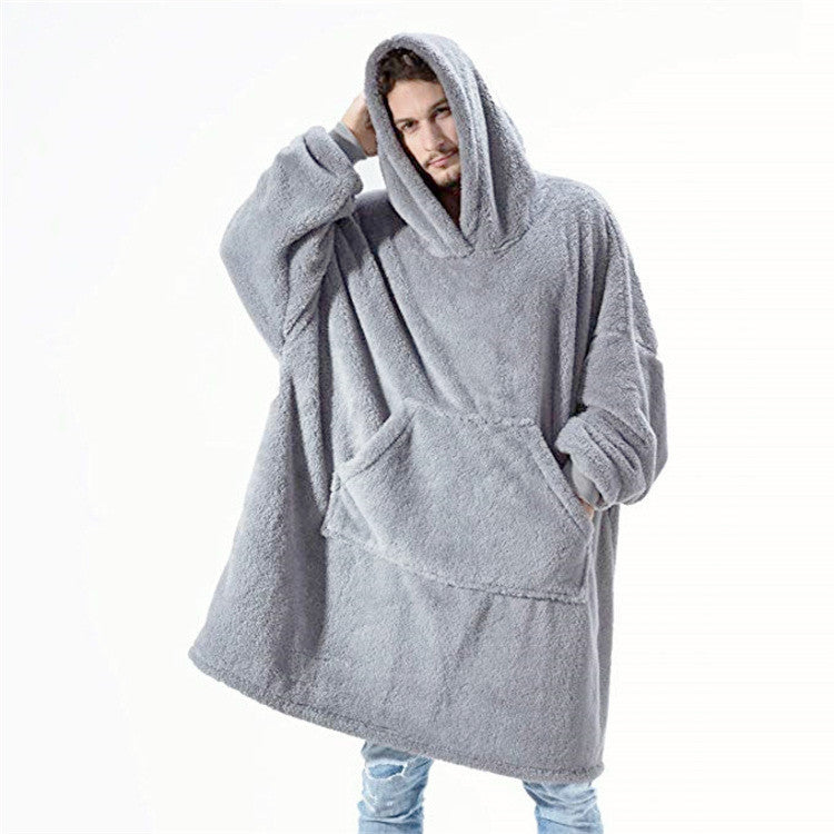 MAPLE hooded wearable blanket in Grey