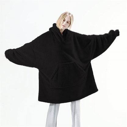 MAPLE hooded wearable blanket in Black