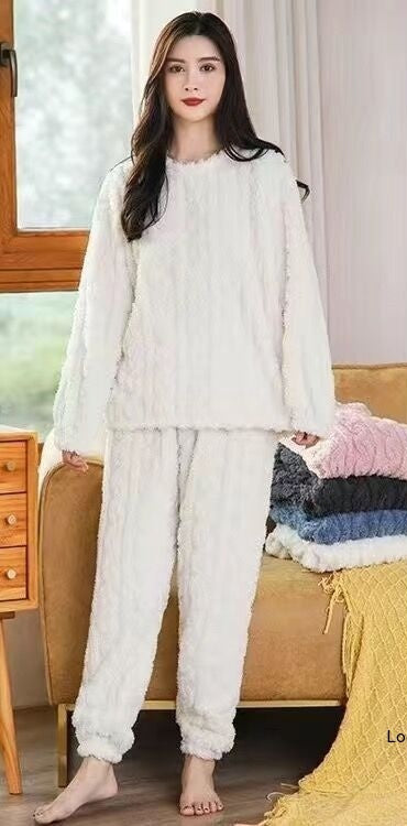 CLAIRE lounge set in Ivory White